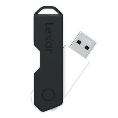 Twist Turn2 Usb 2.0 Flash Drive, 128 Gb, Black