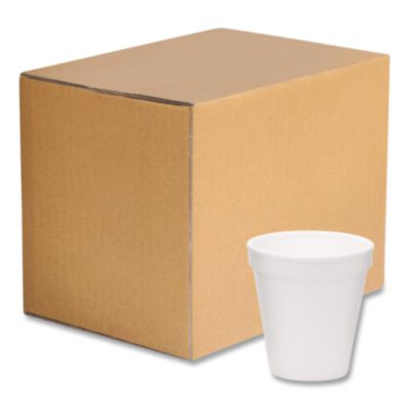 Foam Drink Cups, 6 Oz, White, 1,000/Carton