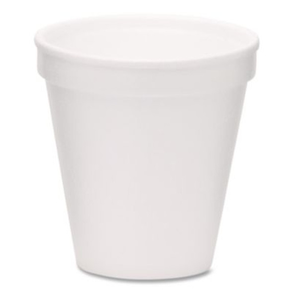 Foam Drink Cups, 6 Oz, White, 1,000/Carton