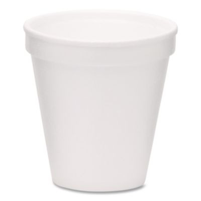 Foam Drink Cups, 6 Oz, White, 1,000/Carton