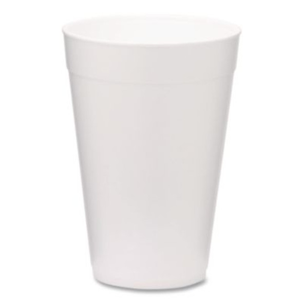 Foam Drink Cups, 32 Oz, White, 500/Carton
