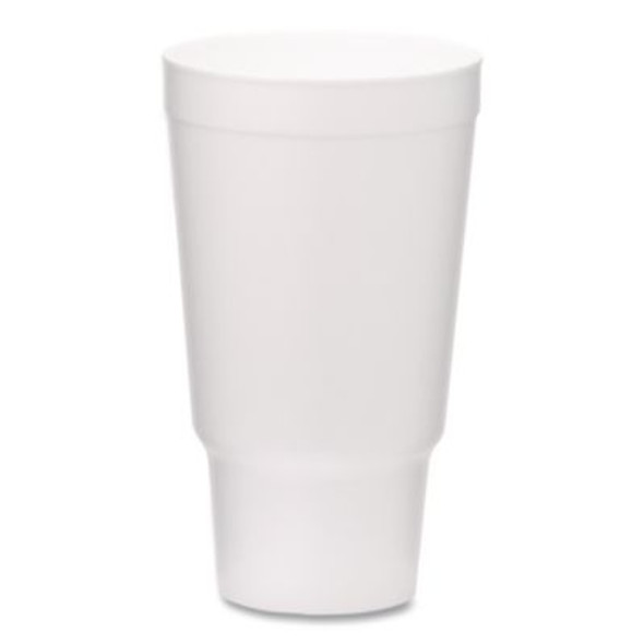 Foam Drink Cups, 32 Oz, White, 400/Carton