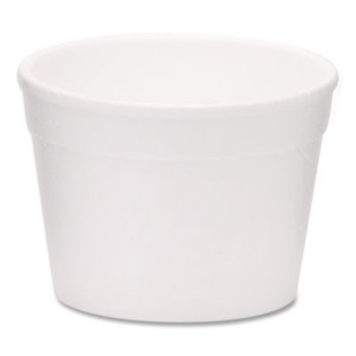 Foam Containers, 4 Oz, White, 1,000/Carton