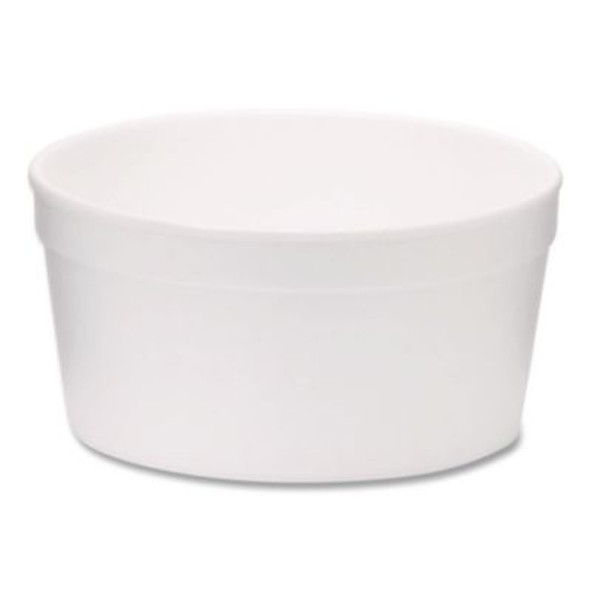 Foam Containers, Tall Style, 8 Oz, White, 500/Carton