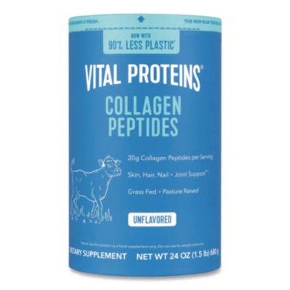 Collagen Peptides Unflavored Powder, Unflavored, 24 Oz Bottle
