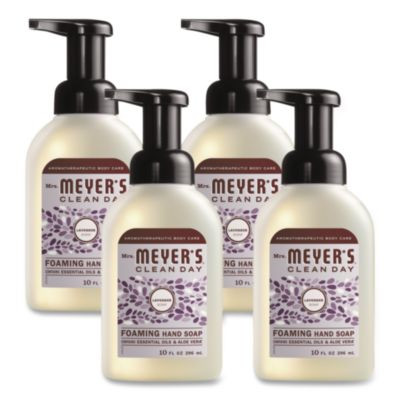 Clean Day Foaming Hand Soap, Lavender Scent, 10 Oz, 4/Carton