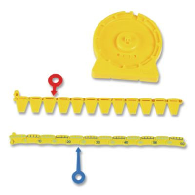 Numberline Clock Set, Grades K To 4, 6 Pieces