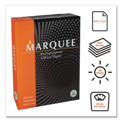 Office Paper, 96 Bright, 20Lb Bond, 8.5 x 11, White, 500 Sheets/Ream, 10 Reams/Carton, 40 Cartons/Pallet, 21 Pallets/Truck