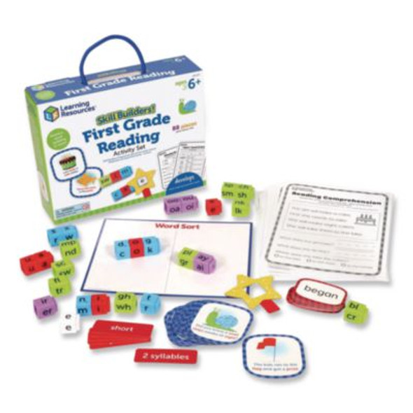 Skill Builders! First Grade Reading Activity Set, Grade 1, 88 Pieces