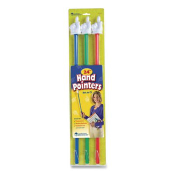 Hand Pointers, Assorted Colors, 3 Pointers