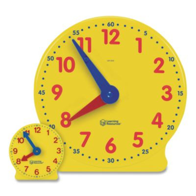 Big Time Classroom Clock Kit, Grades K To 2, 25 Pieces