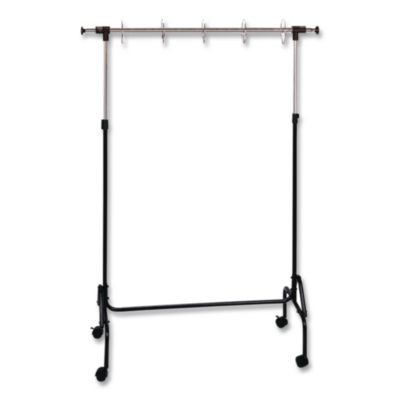 Adjustable Chart Stand, 35" To 74" w x 50" To 80" h, Black