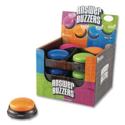Answer Buzzers, Ages 3 And Up, 12 Buzzers