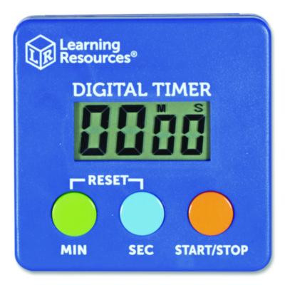 Classroom Timer, Lcd, 5.3 x 3.6 x 0.9, Blue