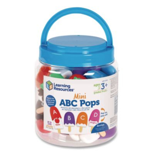 Mini Abc Pops, Pre-K To K, 52 Pieces