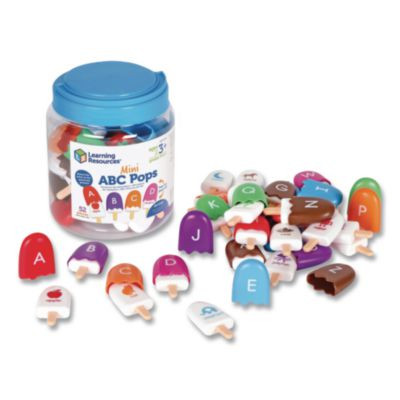 Mini Abc Pops, Pre-K To K, 52 Pieces