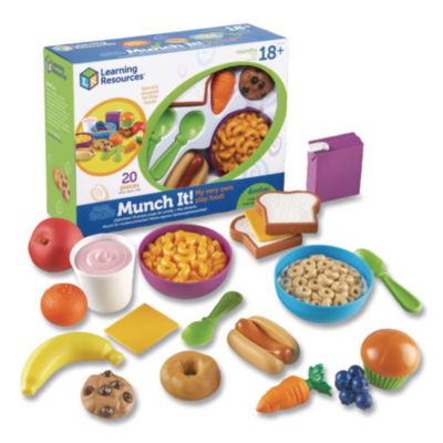 New Sprouts Munch It! Food Set, Pre-K To K, 20 Pieces