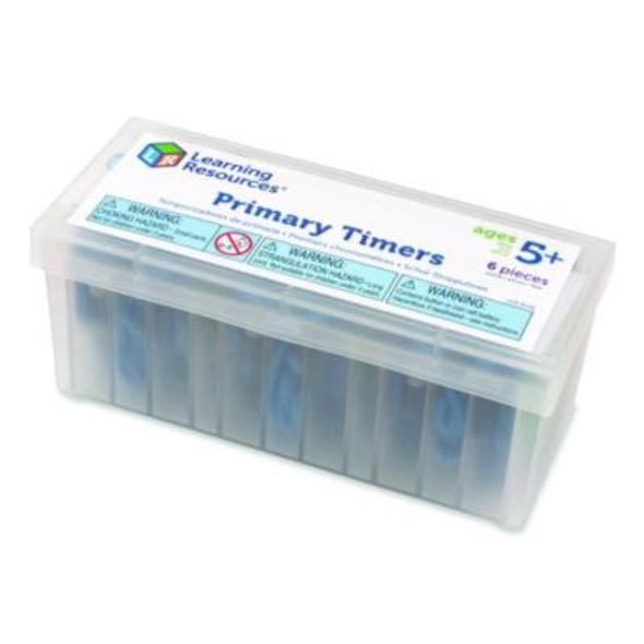 Student Timer, Lcd, 2.5 x 6.3 x 2.5, Assorted Colors, 6 Timers