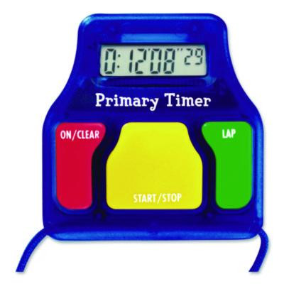 Student Timer, Lcd, 2.5 x 6.3 x 2.5, Assorted Colors, 6 Timers