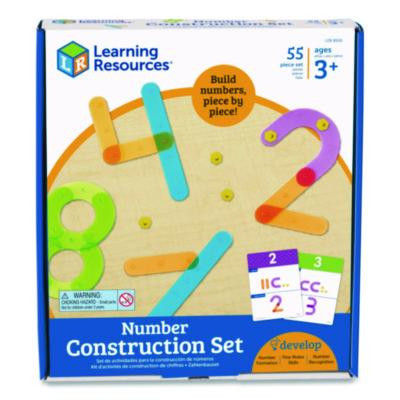 Number Construction Activity Set, Pre-K To K, 50 Pieces