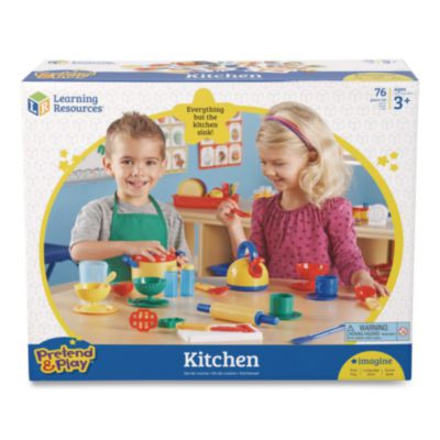 Pretend And Play Kitchen Set, Ages 3 And Up, 73 Pieces