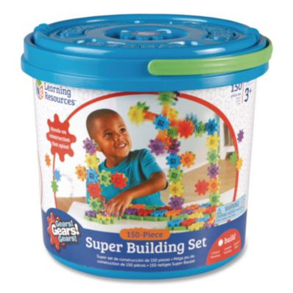 Gears! Gears! Gears! Super Building Set, Grades Pre-K To 5, 150 Pieces