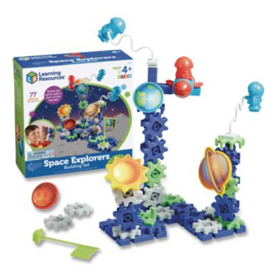Gears! Gears! Gears! Space Explorers Building Set, Grades Pre-K To 5, 77 Pieces