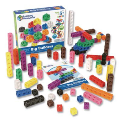 Mathlink Cubes Big Builders, Grades 1 To 4, 200 Pieces