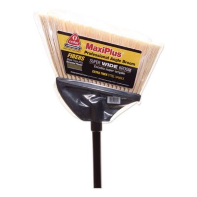 Maxiplus Professional Angle Broom, 51" Length, Black