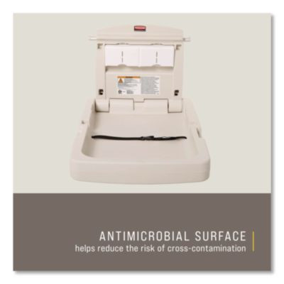 Baby Changing Station Vertical, 34.1 x 23, Light Platinum