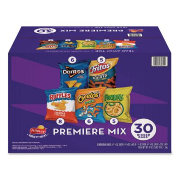 Premiere Mix Variety Pack, Assorted Flavors, Assorted Sizes, 30 Bags/Carton