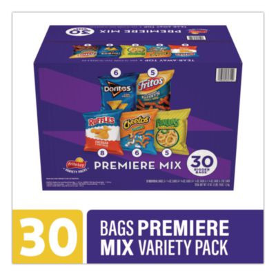 Premiere Mix Variety Pack, Assorted Flavors, Assorted Sizes, 30 Bags/Carton