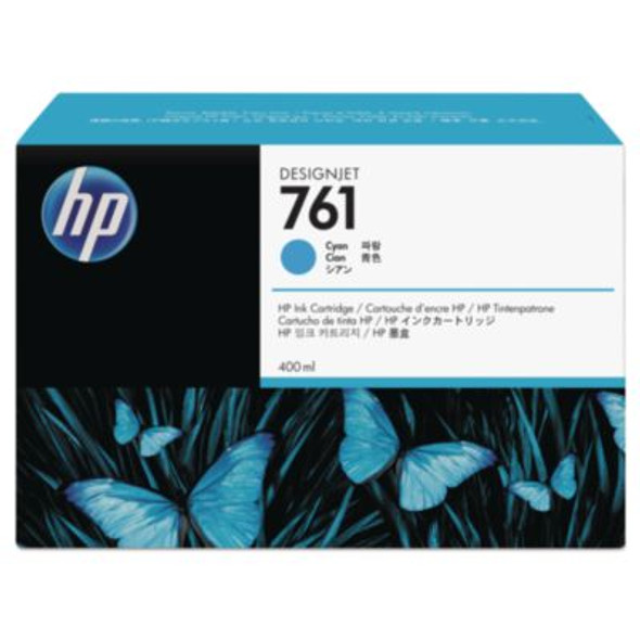 Hp 761, (Cm994A) Cyan Original Ink Cartridge, 10/Carton