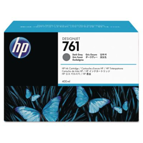 Hp 761, (Cm996A) Dark Gray Original Ink Cartridge, 10/Carton