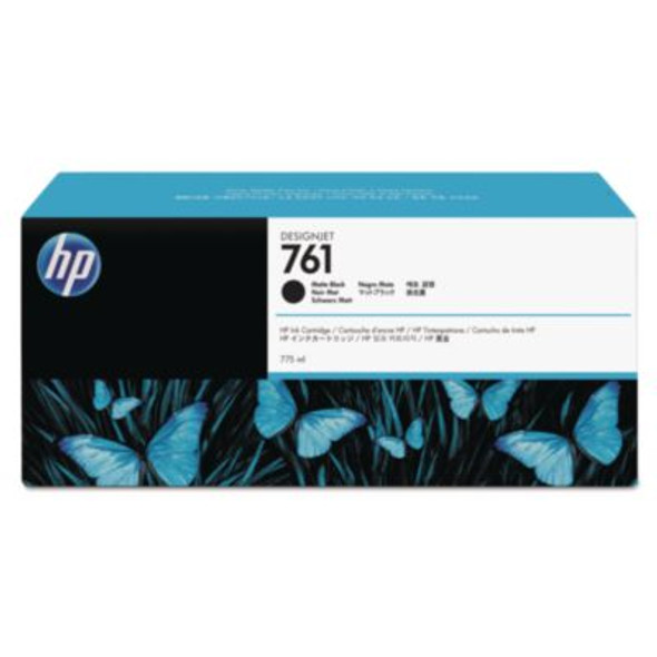 Hp 761, (Cm997A) Matte Black Original Ink Cartridge, 10/Carton