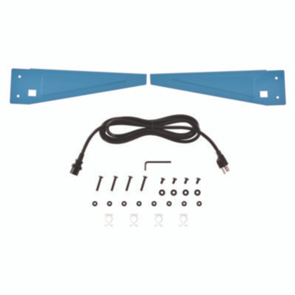 Upper Workbench Shelf, 3 Duplex Outlets, For Use With 72" Wide Workbenches, 100 Lb Weight Capacity