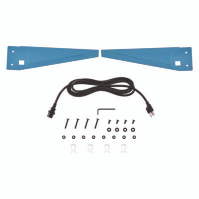 Upper Workbench Shelf, 3 Duplex Outlets, For Use With 72" Wide Workbenches, 100 Lb Weight Capacity