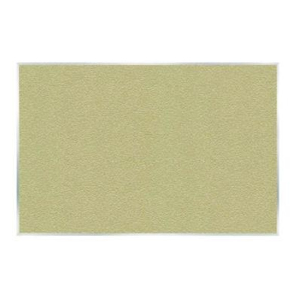 Vinyl Bulletin Board With Aluminum Frame, 87.91" x 48.5", Caramel Surface, Satin Aluminum Frame
