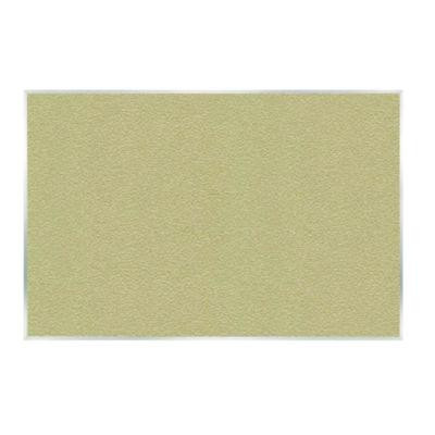 Vinyl Bulletin Board With Aluminum Frame, 87.91" x 48.5", Caramel Surface, Satin Aluminum Frame
