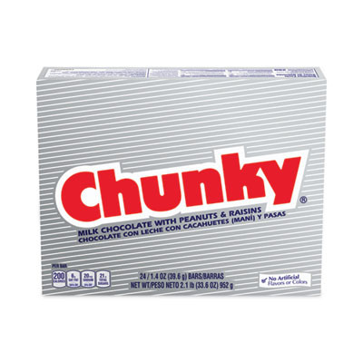 Chunky Bar, Individually Wrapped, 1.4 Oz, 24/Carton