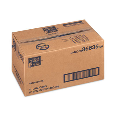 Master Blend Ground Coffee, 1.25 Oz Fraction Pack, 42/Carton