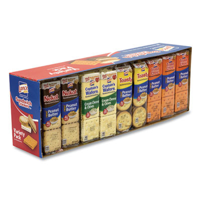 Cookies And Crackers Variety Pack, Assorted, 36/Box
