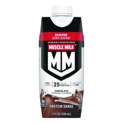 Genuine Chocolate Protein Shake, 11 Oz Carton, 18/Carton