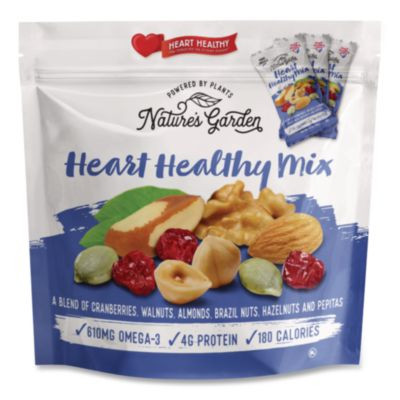 Healthy Heart Mix, 1.2 Oz Pouch, 7 Pouches/Pack, 6 Packs/Carton