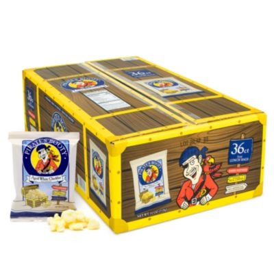 Natural Aged White Cheddar Baked Corn Puffs, 0.5 Oz Bag, 36/Box, 2 Boxes/Carton