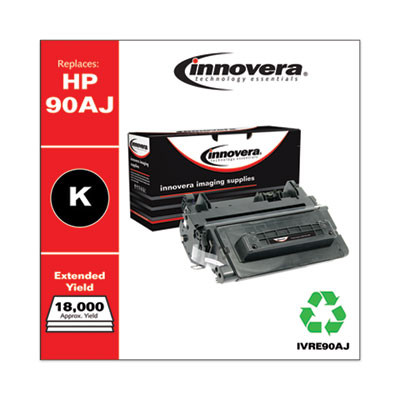 Remanufactured Black Extended-Yield Toner, Replacement For 90A (Ce390Aj), 18,000 Page-Yield