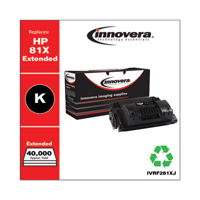 Remanufactured Black Extra High-Yield Toner, Replacement For 81X (Cf281X(J)), 40,000 Page-Yield