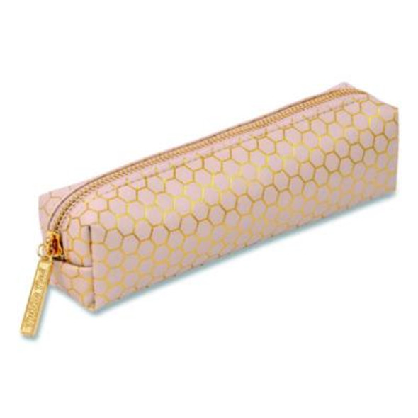 Pencil Case, 8.07 x 2.36 x 2.55, Taupe, 6/Pack