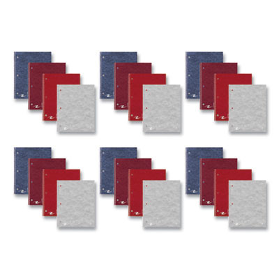 Stasher Wirebound Notebook, 1-Subject, Medium/College Rule, Randomly Assorted Cover Color, (100) 11 x 9 Sheets, 24/Carton