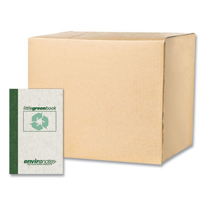 Little Green Memo Book, Narrow Rule, Gray Cover, (60) 5 x 3 Sheets, 48/Carton